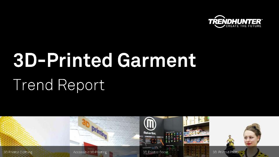 3D-Printed Garment Trend Report Research