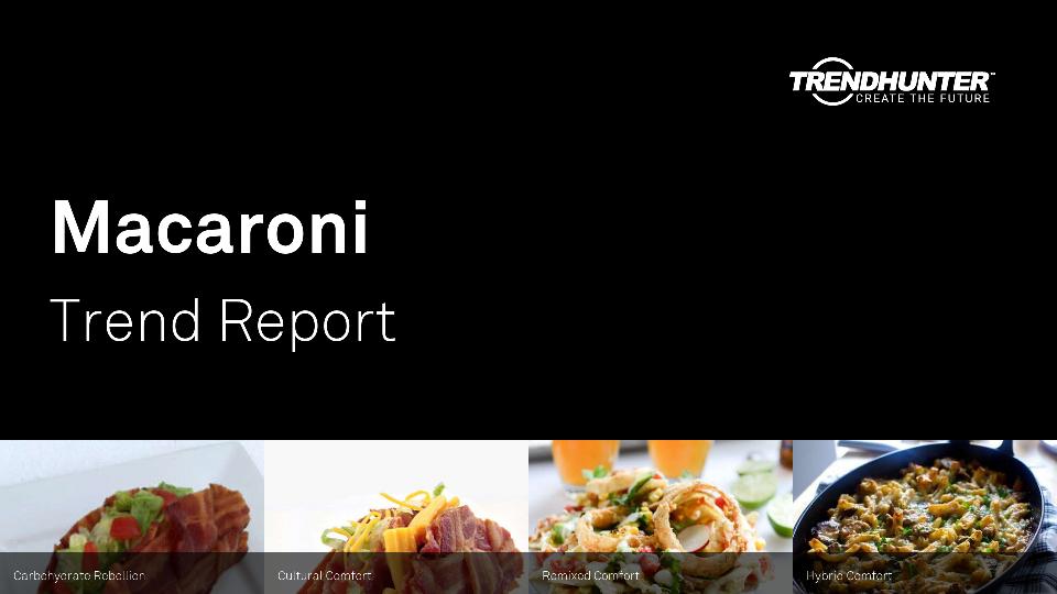 Macaroni Trend Report Research