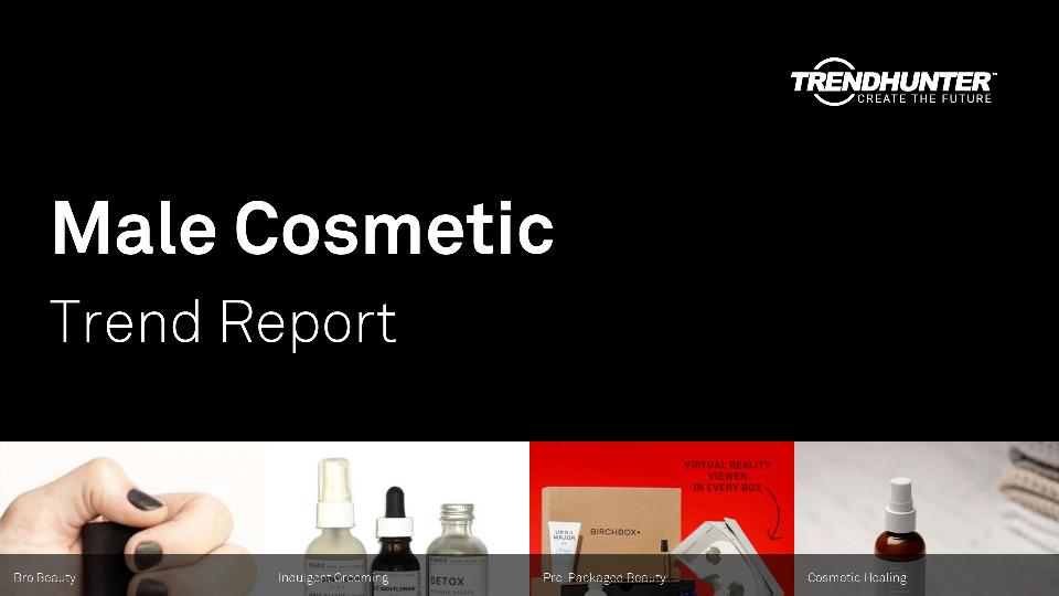 Male Cosmetic Trend Report Research