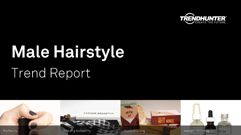 Male Hairstyle Trend Report Research