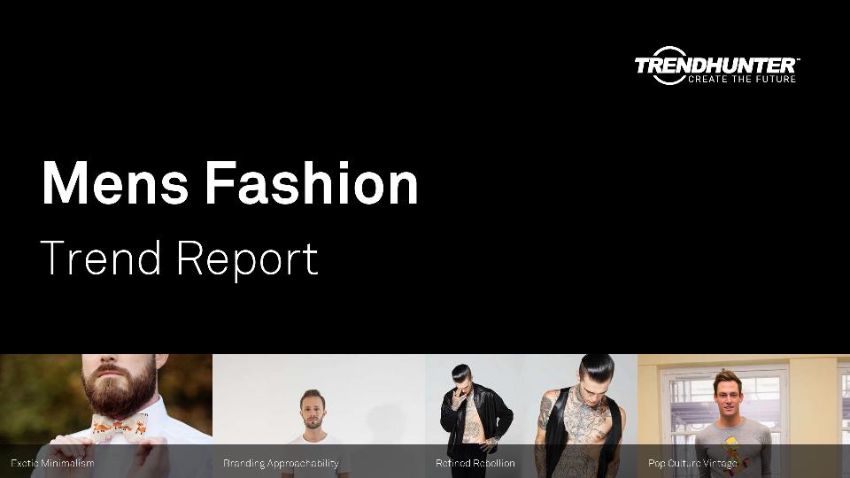 Mens Fashion Trend Report Research