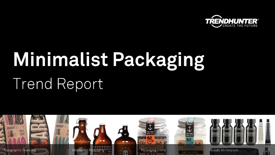 Minimalist Packaging Trend Report Research