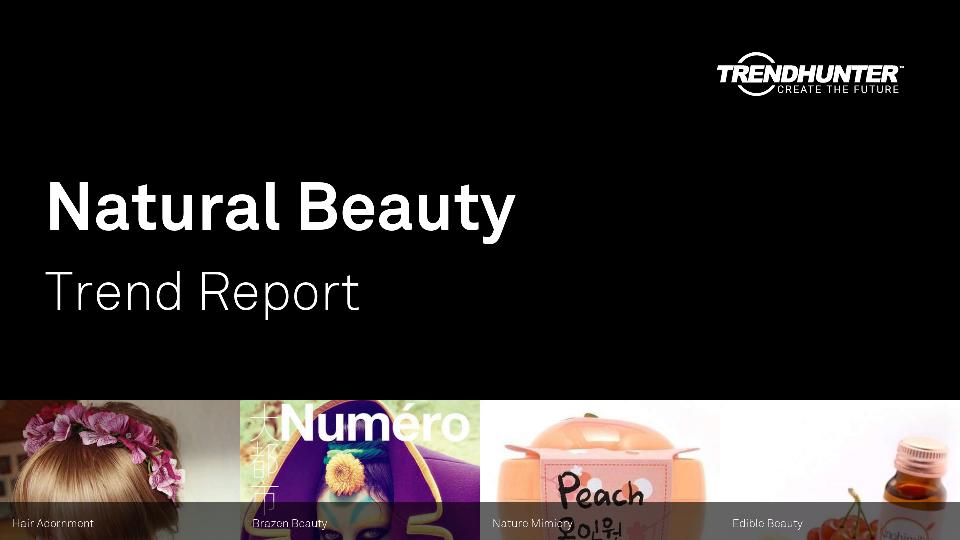 Natural Beauty Trend Report Research