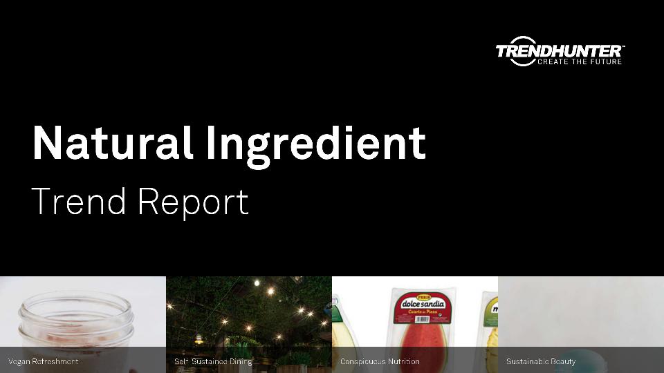 Natural Ingredient Trend Report Research