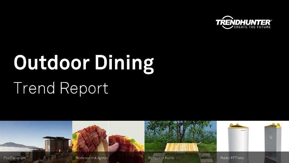 Outdoor Dining Trend Report Research
