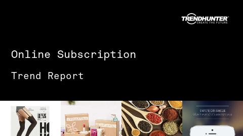Online Subscription Trend Report and Online Subscription Market Research