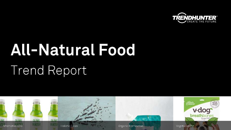 All-Natural Food Trend Report Research