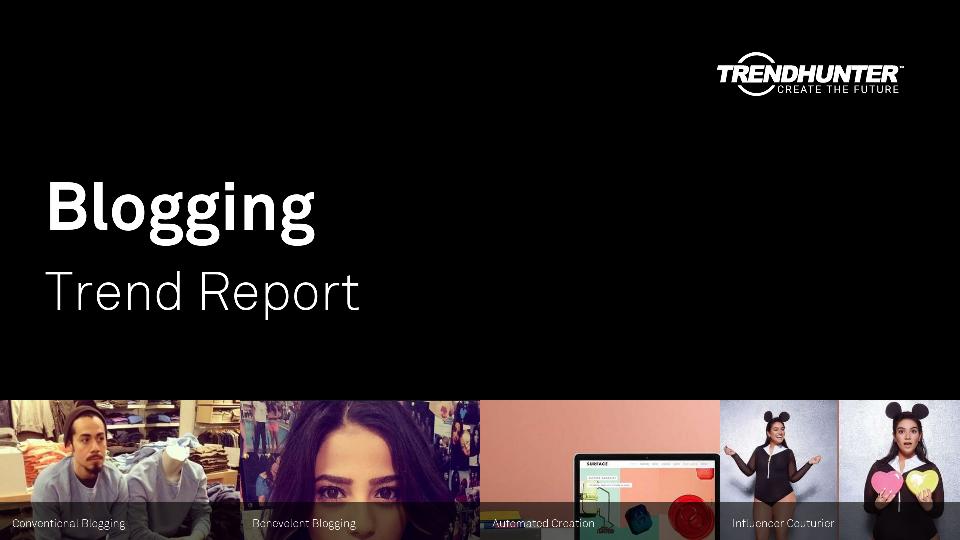 Blogging Trend Report Research