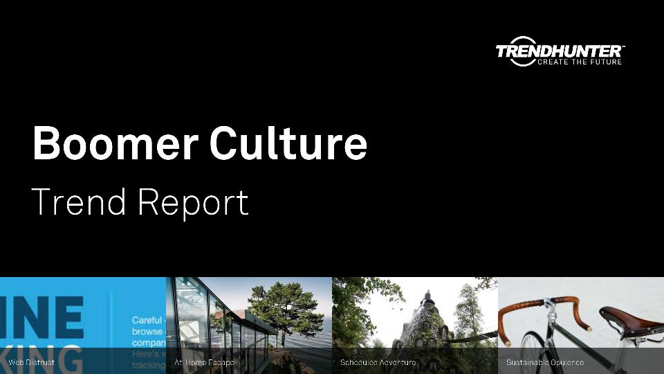 Boomer Culture Trend Report Research
