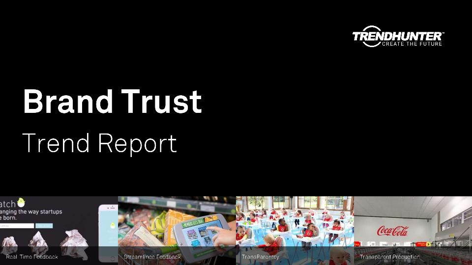 Brand Trust Trend Report Research