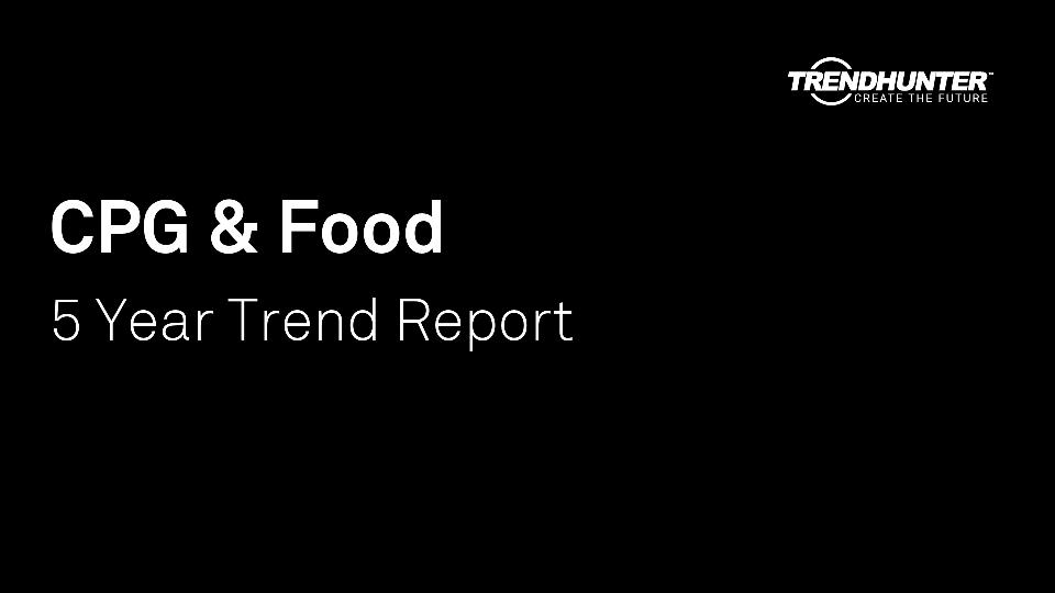 CPG & Food Trend Report Research