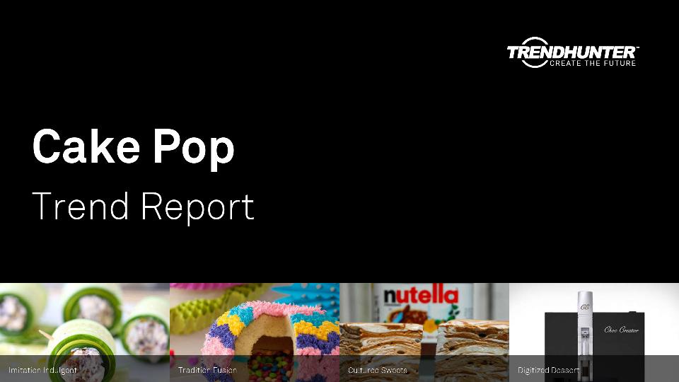 Cake Pop Trend Report Research