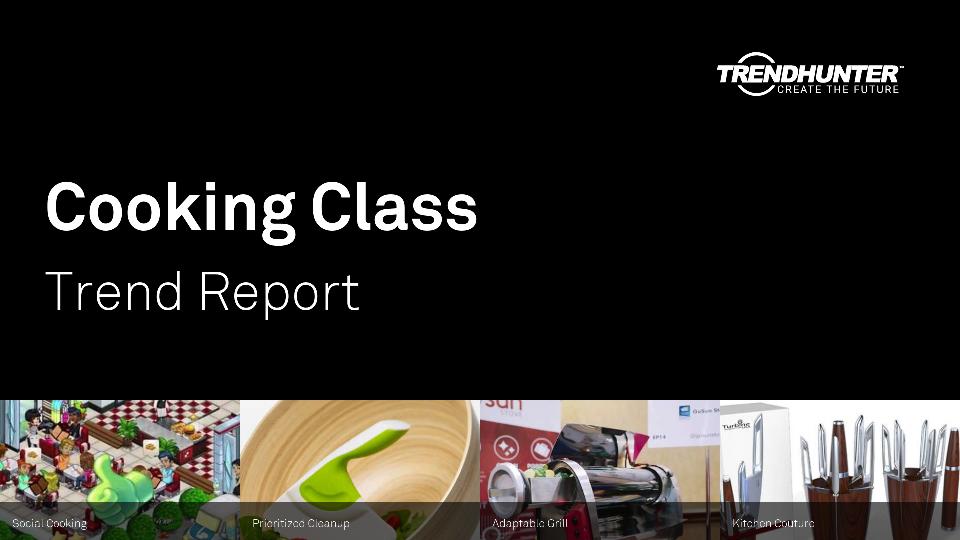Cooking Class Trend Report Research