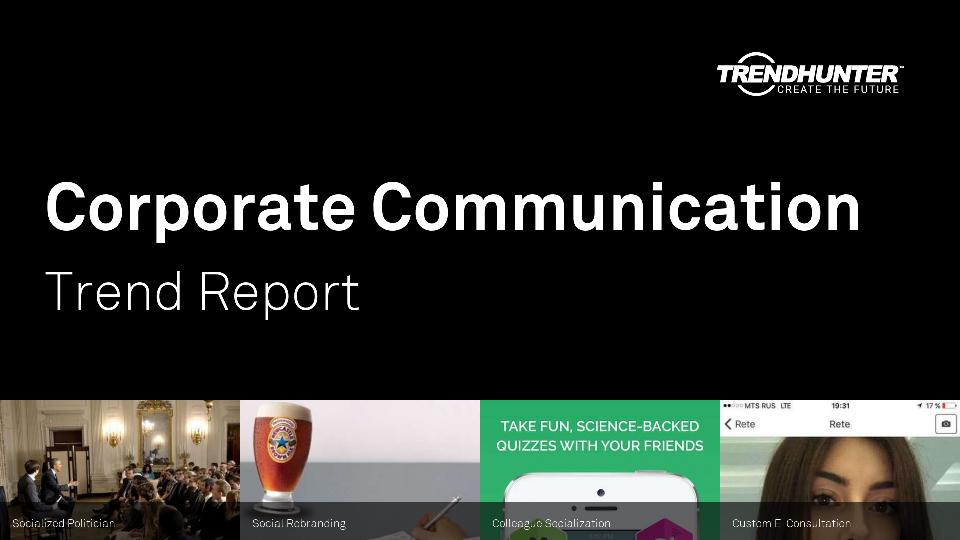 Corporate Communication Trend Report Research