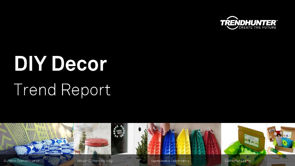DIY Decor Trend Report Research