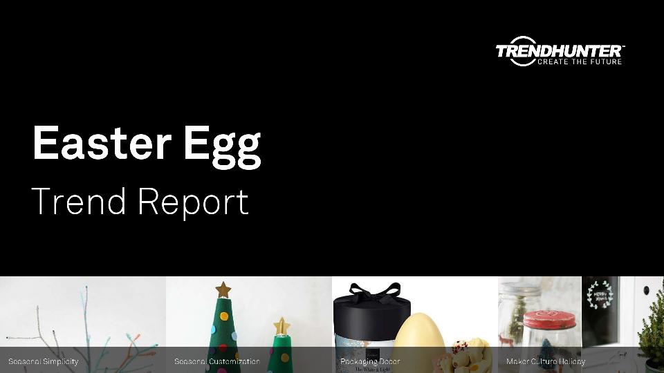 Easter Egg Trend Report Research