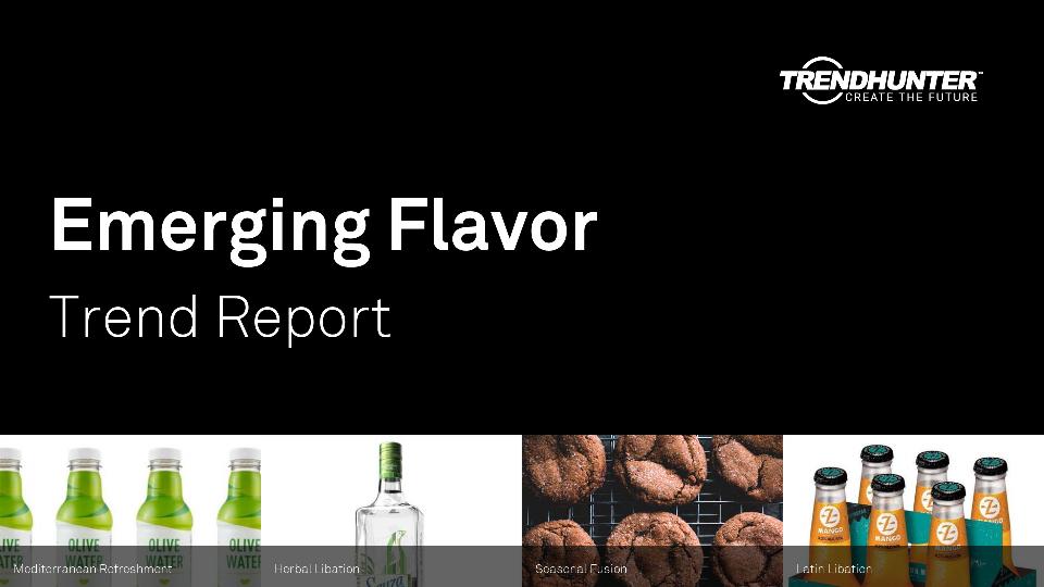 Emerging Flavor Trend Report Research