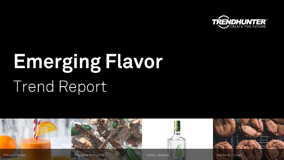 Emerging Flavor Trend Report Research