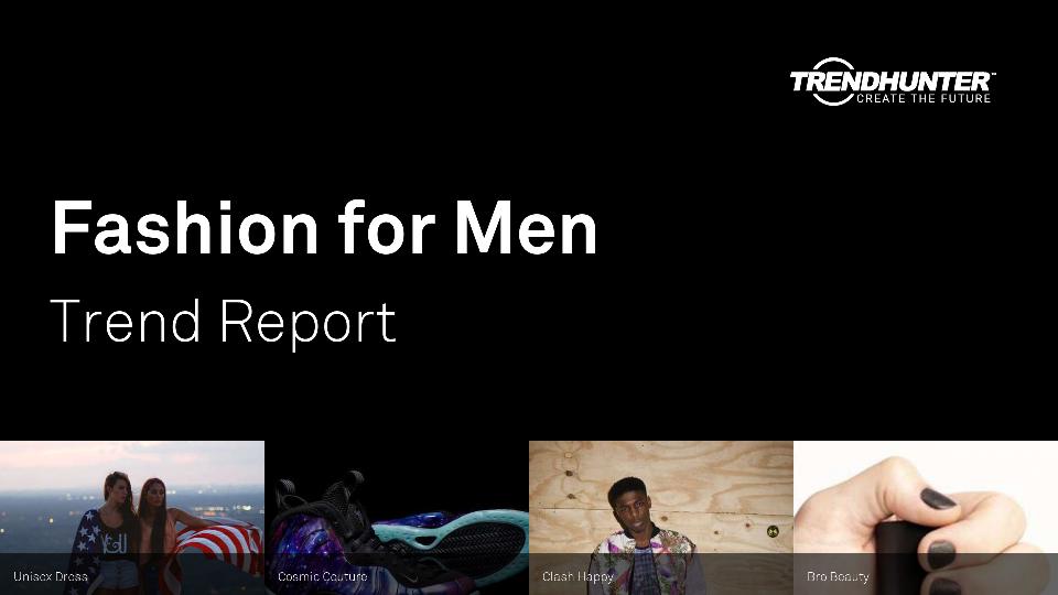Fashion For Men Trend Report Research