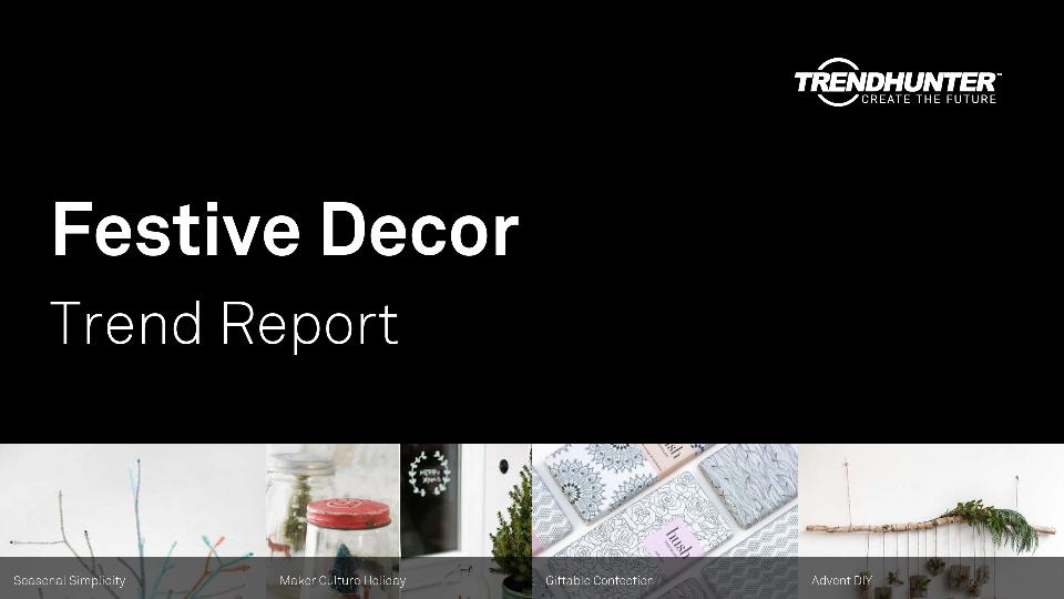 Festive Decor Trend Report Research