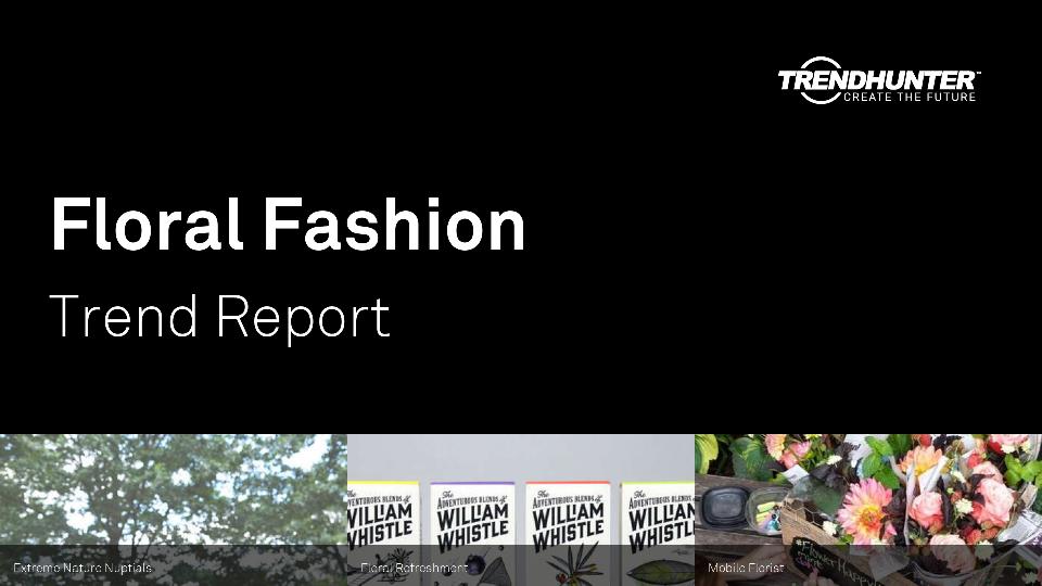 Floral Fashion Trend Report Research