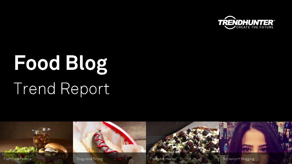 Food Blog Trend Report Research