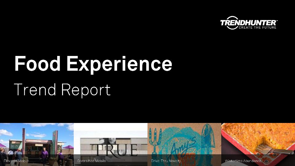 Food Experience Trend Report Research