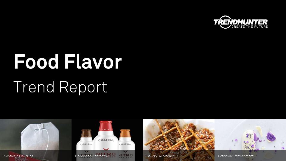 Food Flavor Trend Report Research
