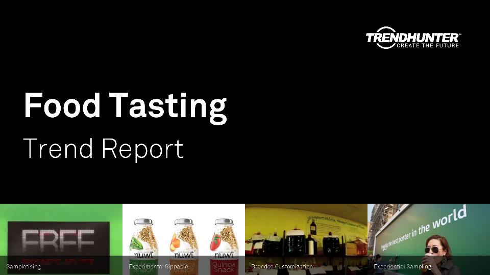 Food Tasting Trend Report Research