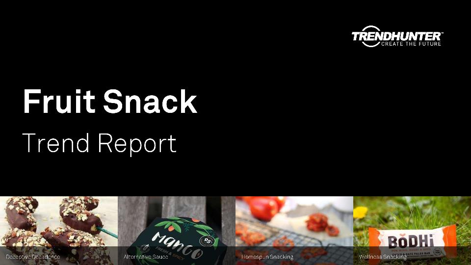 Fruit Snack Trend Report Research
