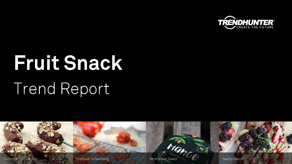 Fruit Snack Trend Report Research