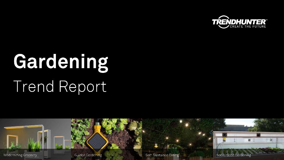 Gardening Trend Report Research