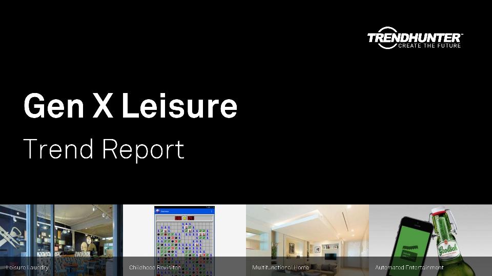 Gen X Leisure Trend Report Research