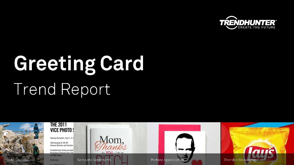 Greeting Card Trend Report Research