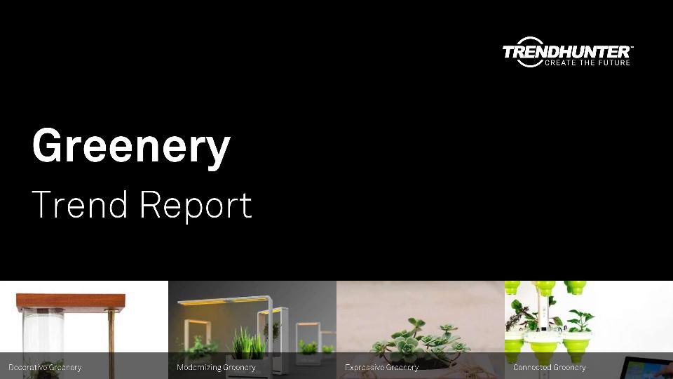 Greenery Trend Report Research