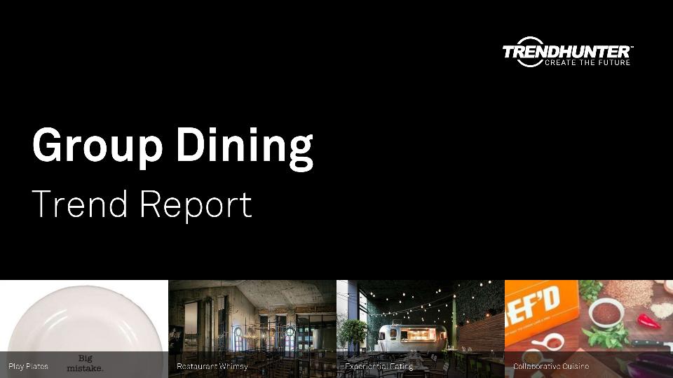 Group Dining Trend Report Research