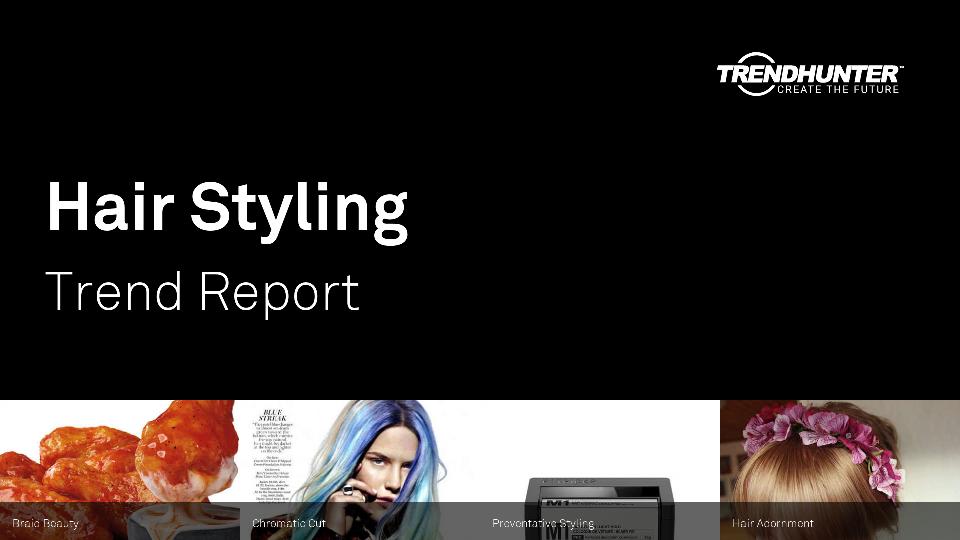 Hair Styling Trend Report Research