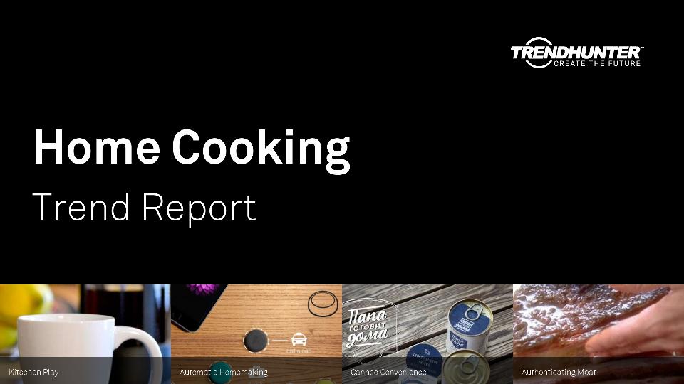 Home Cooking Trend Report Research