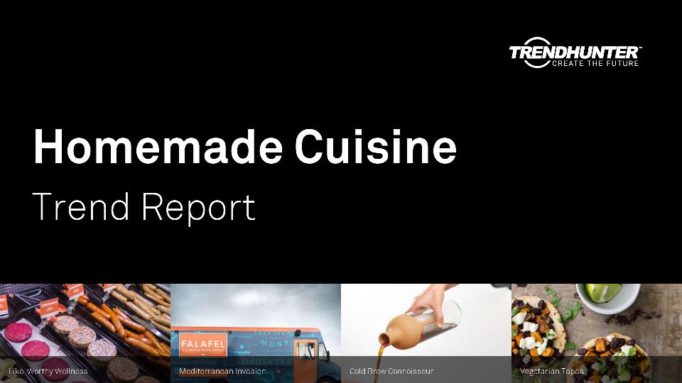 Homemade Cuisine Trend Report Research