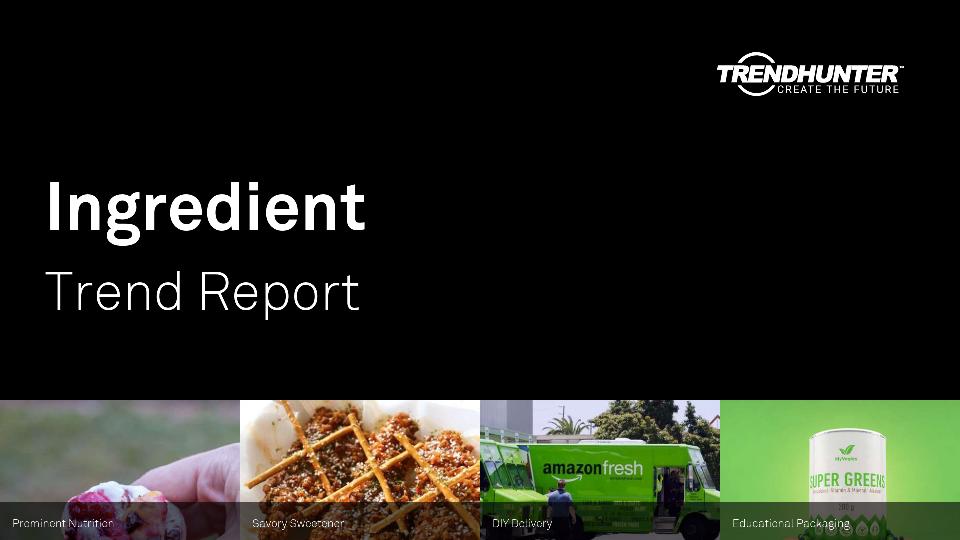 Ingredient Trend Report Research