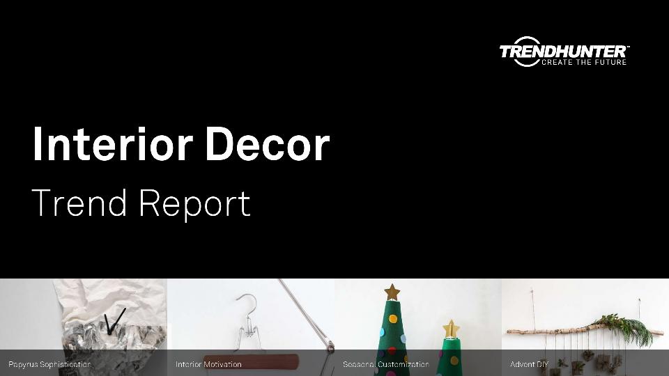 Interior Decor Trend Report Research