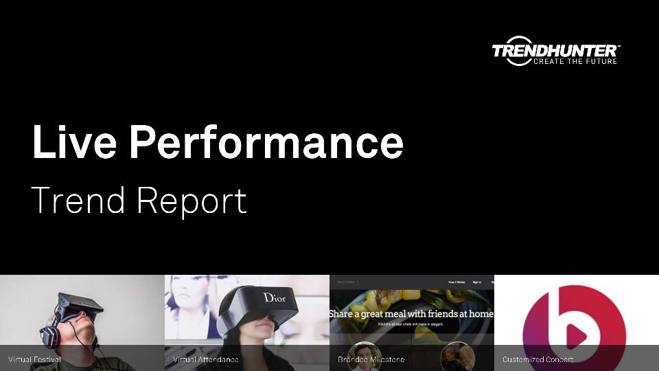 Live Performance Trend Report Research