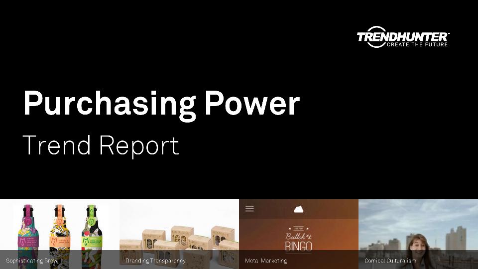 Purchasing Power Trend Report Research