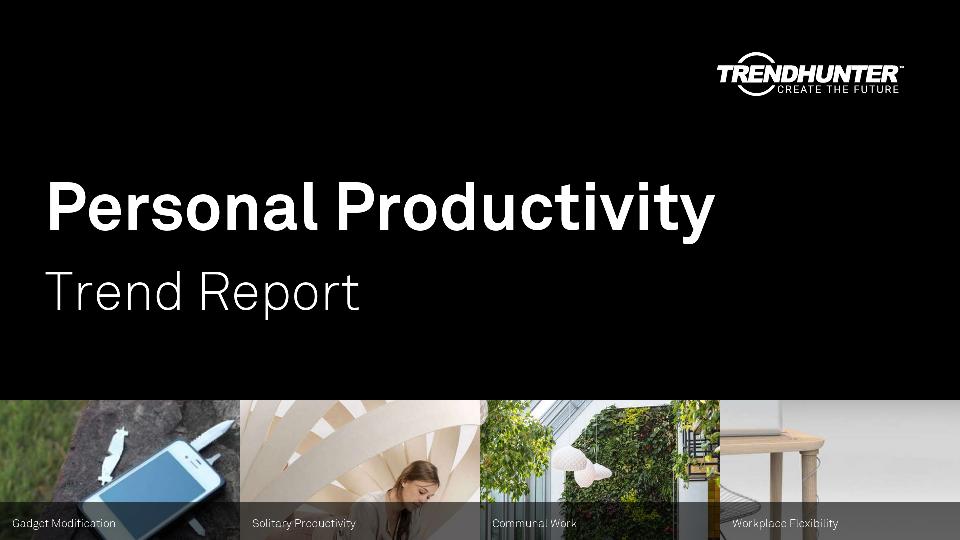 Personal Productivity Trend Report Research