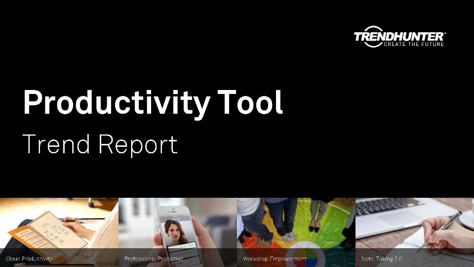 Productivity Tool Trend Report Research