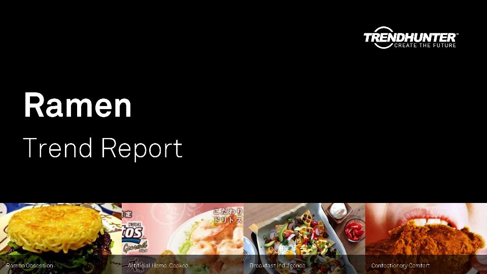 Ramen Trend Report Research