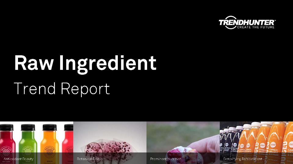 Raw Ingredient Trend Report Research
