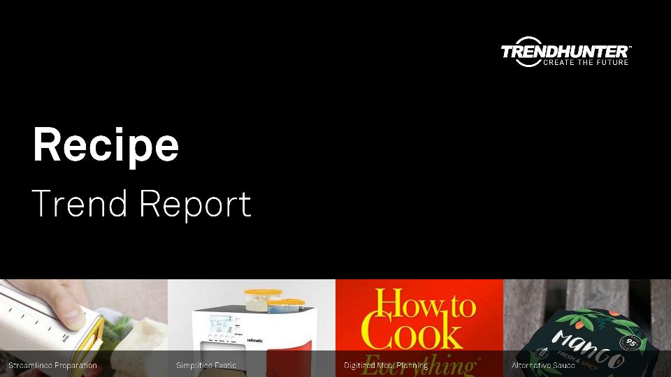 Recipe Trend Report Research