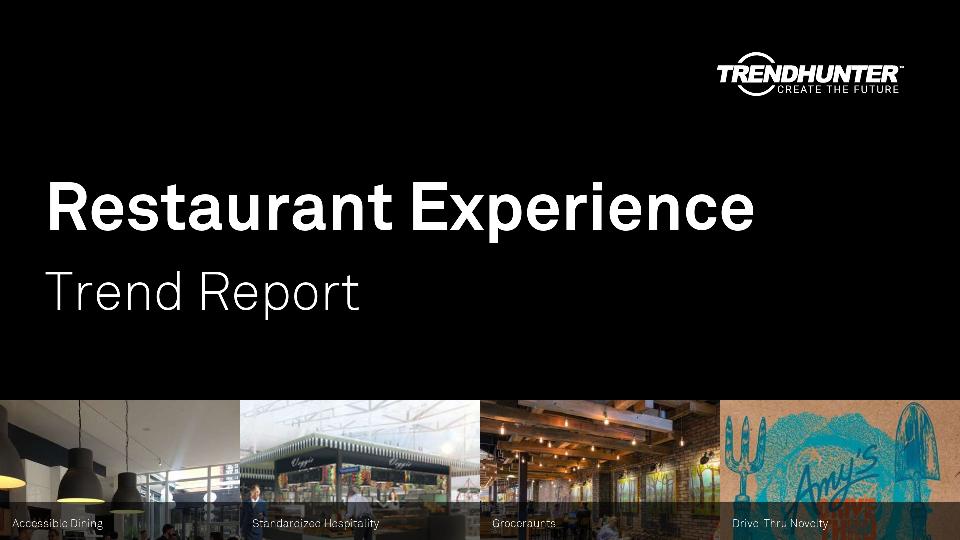 Restaurant Experience Trend Report Research