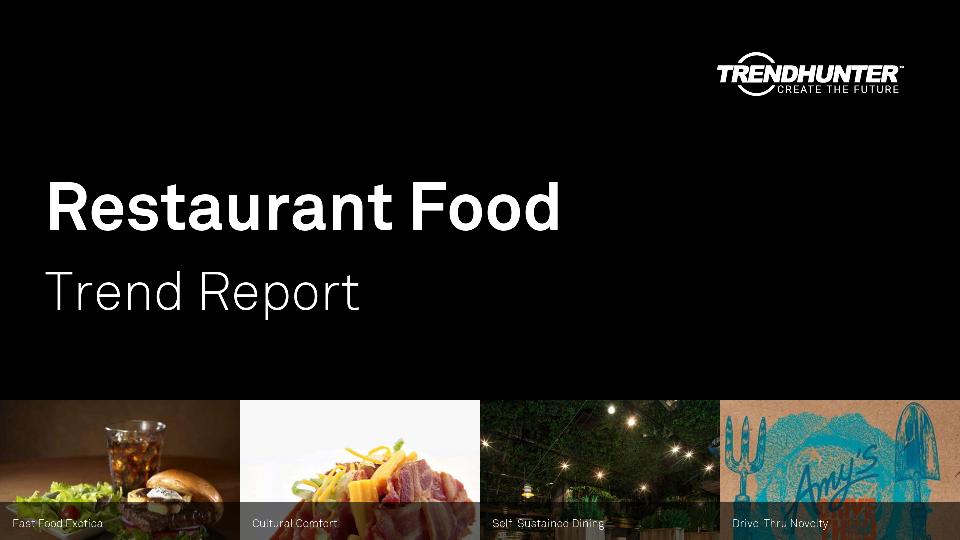 Restaurant Food Trend Report Research